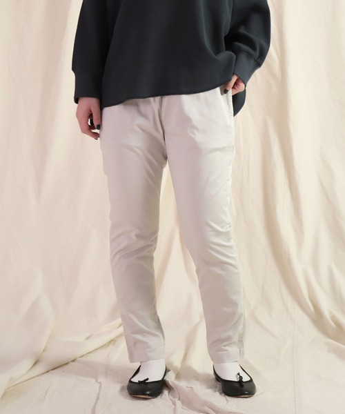 Brocante（ブロカント）の「[Brocante / ブロカント] CPT40ラチネストレッチ コクパンツ（その他パンツ・レディース・ホワイト/ブラック/ベージュ/グレー/オリーブ/ブルー・1/2/0）」の2枚目の写真