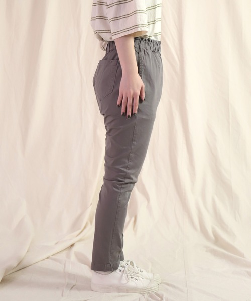 Brocante（ブロカント）の「[Brocante / ブロカント] CPT40ラチネストレッチ コクパンツ（その他パンツ・レディース・ホワイト/ブラック/ベージュ/グレー/オリーブ/ブルー・1/2/0）」の17枚目の写真