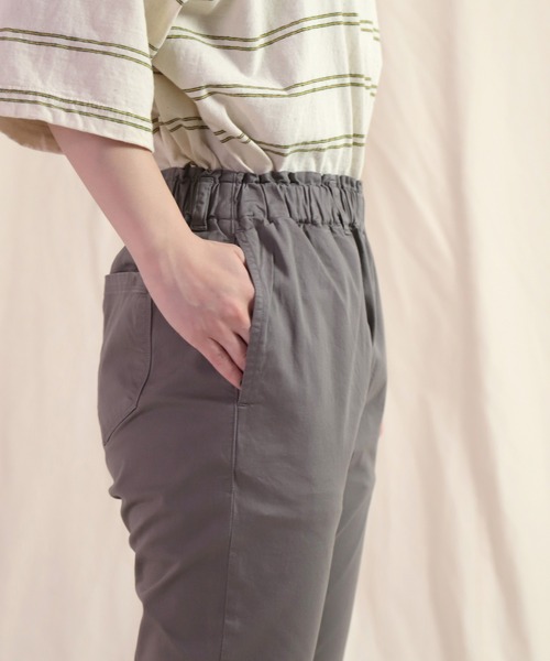 Brocante（ブロカント）の「[Brocante / ブロカント] CPT40ラチネストレッチ コクパンツ（その他パンツ・レディース・ホワイト/ブラック/ベージュ/グレー/オリーブ/ブルー・1/2/0）」の21枚目の写真