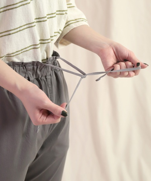 Brocante（ブロカント）の「[Brocante / ブロカント] CPT40ラチネストレッチ コクパンツ（その他パンツ・レディース・ホワイト/ブラック/ベージュ/グレー/オリーブ/ブルー・1/2/0）」の22枚目の写真