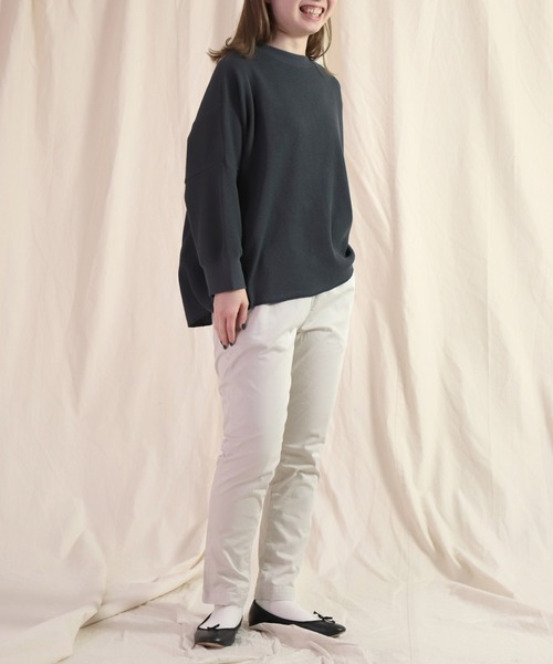 Brocante（ブロカント）の「[Brocante / ブロカント] CPT40ラチネストレッチ コクパンツ（その他パンツ・レディース・ホワイト/ブラック/ベージュ/グレー/オリーブ/ブルー・1/2/0）」の9枚目の写真