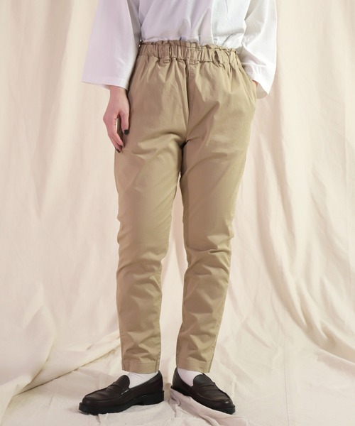 Brocante（ブロカント）の「[Brocante / ブロカント] CPT40ラチネストレッチ コクパンツ（その他パンツ・レディース・ホワイト/ブラック/ベージュ/グレー/オリーブ/ブルー・1/2/0）」の11枚目の写真