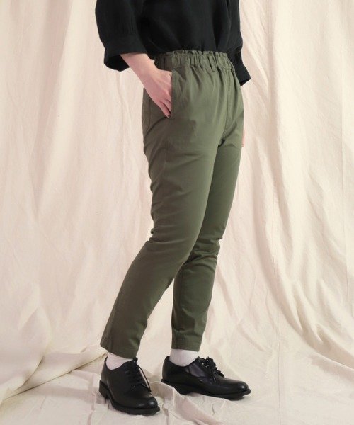 Brocante（ブロカント）の「[Brocante / ブロカント] CPT40ラチネストレッチ コクパンツ（その他パンツ・レディース・ホワイト/ブラック/ベージュ/グレー/オリーブ/ブルー・1/2/0）」の14枚目の写真