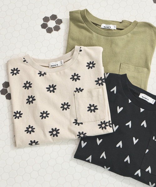 pairmanon(ペアマノン)の「胸ポケット ベーシック シンプル 長袖 Tシャツ(Tシャツ/カットソー・キッズ・ブラック系その他2/オリーブ/ブラウン系その他/ライトピンク/ブラック/ホワイト/ベージュ系その他/ブラック系その他3/ブラック系その他/ブルー/ブラウン/ベージュ/グリーン系その他/ブルー系その他・90/120/150/110/100/130/80/140)」の9枚目の写真
