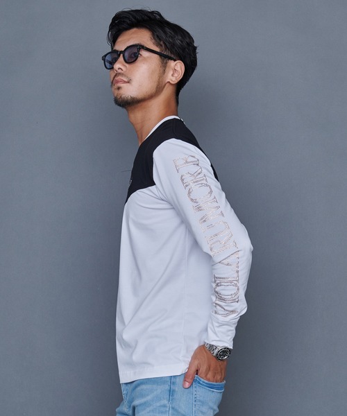 『VIOLA rumore/ヴィオラ ルモーレ』P.T入り切替Vネック長袖Tシャツ ロンT（Tシャツ/カットソー）｜SILVER BULLET（シルバーバレット）