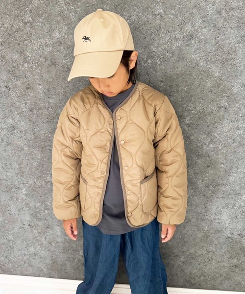 ノーカラー キルティング ジャケット（ノーカラージャケット）｜THE