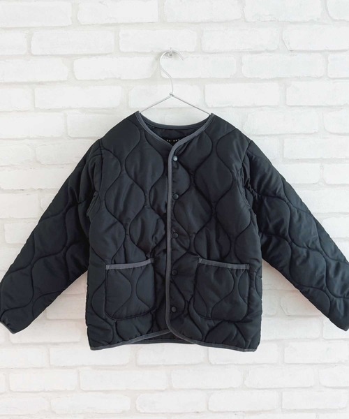 ノーカラー キルティング ジャケット（ノーカラージャケット）｜THE