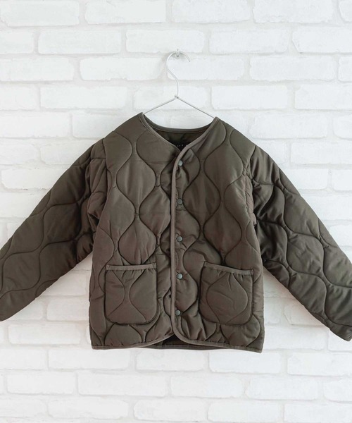 ノーカラー キルティング ジャケット（ノーカラージャケット）｜THE