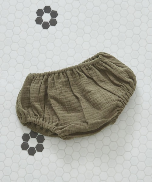 pairmanon（ペアマノン）の「【ベビー】フリル衿 刺繍 セットアップ（その他ベビーウェア・キッズ・カーキ/ラベンダー/ブルー・80/70）」の5枚目の写真