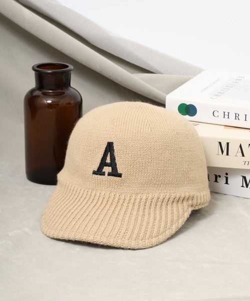 Sense of Grace（センスオブグレース）の「ウール混 ロゴ刺繍キャップ（キャップ・メンズ・ブラック/ベージュ/グレー/ライトブルー/アイボリー・FREE）」の4枚目の写真