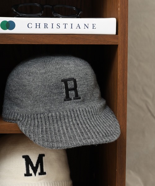 Sense of Grace（センスオブグレース）の「ウール混 ロゴ刺繍キャップ（キャップ・メンズ・ブラック/ベージュ/グレー/ライトブルー/アイボリー・FREE）」の3枚目の写真