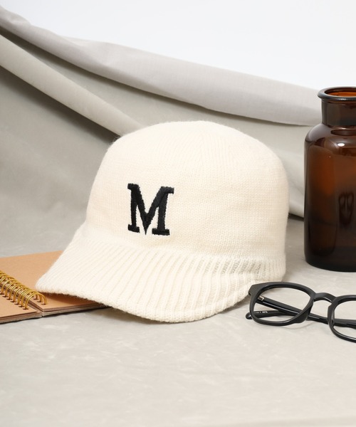 Sense of Grace（センスオブグレース）の「ウール混 ロゴ刺繍キャップ（キャップ・メンズ・ブラック/ベージュ/グレー/ライトブルー/アイボリー・FREE）」の2枚目の写真