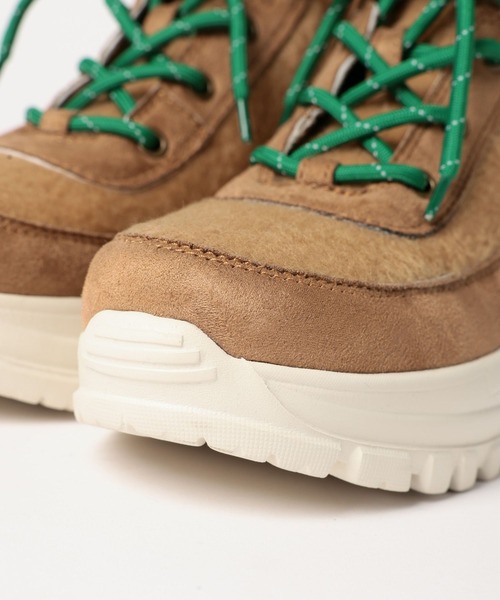 niko and...（ニコアンド）の「オリジナル異素材切り替えショートブーツ（ブーツ・レディース・ブラック/キャメル・MEDIUM/LARGE）」の12枚目の写真