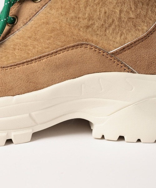 niko and...（ニコアンド）の「オリジナル異素材切り替えショートブーツ（ブーツ・レディース・ブラック/キャメル・MEDIUM/LARGE）」の13枚目の写真