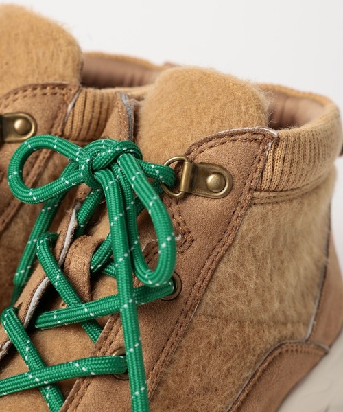 niko and...（ニコアンド）の「オリジナル異素材切り替えショートブーツ（ブーツ・レディース・ブラック/キャメル・MEDIUM/LARGE）」の14枚目の写真