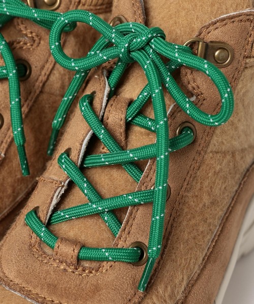 niko and...（ニコアンド）の「オリジナル異素材切り替えショートブーツ（ブーツ・レディース・ブラック/キャメル・MEDIUM/LARGE）」の20枚目の写真