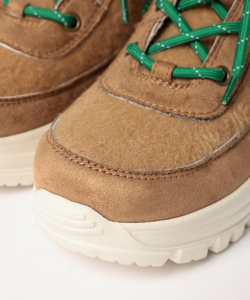 niko and...（ニコアンド）の「オリジナル異素材切り替えショートブーツ（ブーツ・レディース・ブラック/キャメル・MEDIUM/LARGE）」の21枚目の写真