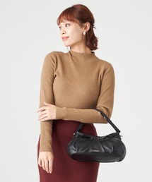 LA BAGAGERIE | シープレザー　ギャザーミニバッグ(ショルダーバッグ)