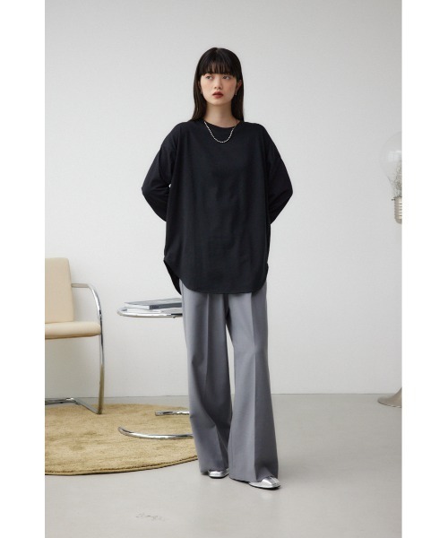 AZUL by moussy（アズールバイマウジー）の「アソートデザインレイヤードトップス（Tシャツ/カットソー・レディース・オフホワイト/ホワイト系その他2/ブラック/ブラック系その他2・SMALL/MEDIUM）」の13枚目の写真