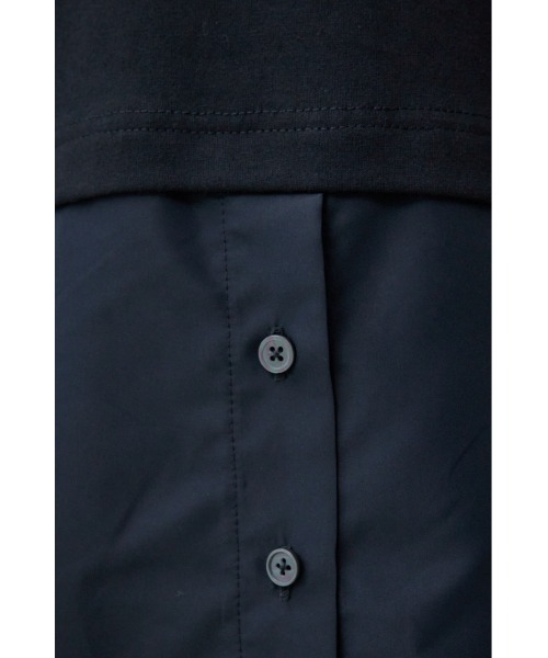 AZUL by moussy（アズールバイマウジー）の「アソートデザインレイヤードトップス（Tシャツ/カットソー・レディース・オフホワイト/ホワイト系その他2/ブラック/ブラック系その他2・SMALL/MEDIUM）」の9枚目の写真