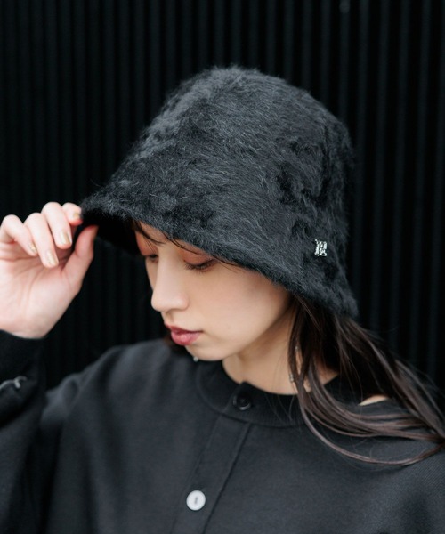 HARE(ハレ)の「アンゴラファーハット(HARE)(ハット・レディース・ブラック・FREE)」の3枚目の写真