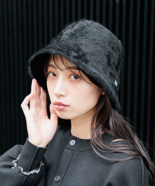 HARE(ハレ)の「アンゴラファーハット(HARE)(ハット・レディース・ブラック・FREE)」の4枚目の写真