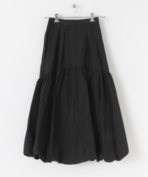 SENSE OF PLACE by URBAN RESEARCH（センスオブプレイスバイアーバンリサーチ）の「バルーンティアードスカート（スカート・レディース・アイボリー/ブラック/パープル・SMALL/MEDIUM）」の20枚目の写真