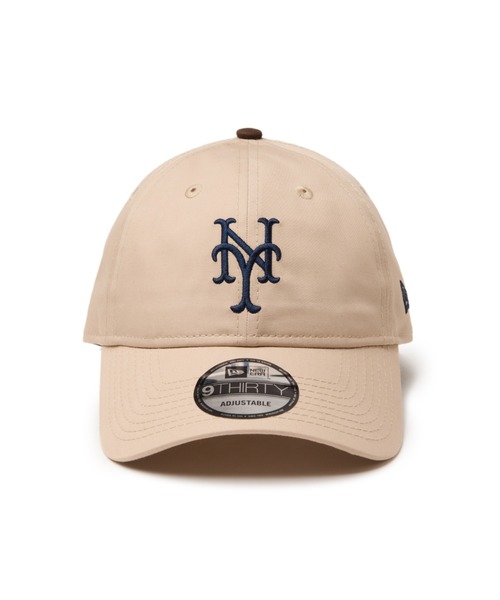 NEW ERA（ニューエラ）の「NEW ERA NEW YORK METS 9THIRTY Powered by Goro Nakatsugawa (MIN-NANO)（ニューエラ ニューヨーク・メッツ 930 パワード バイ 中津川吾郎）（キャップ・メンズ・ベージュ・FREE）」の2枚目の写真