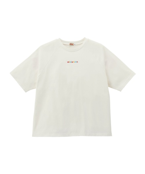 MIKI HOUSE(ミキハウス)の「バックロゴ半袖Tシャツ(大人用)(Tシャツ/カットソー・レディース・ブルー系その他/ホワイト/ブラック・S(155-165cm)/L(175-185cm)/M(165-175cm))」の14枚目の写真