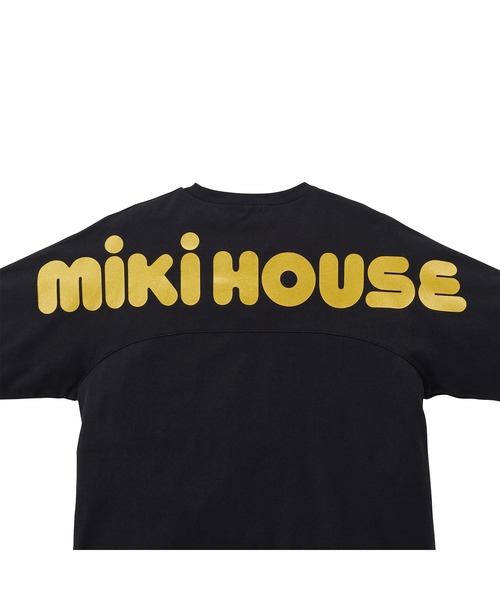 MIKI HOUSE(ミキハウス)の「バックロゴ半袖Tシャツ(大人用)(Tシャツ/カットソー・レディース・ブルー系その他/ホワイト/ブラック・S(155-165cm)/L(175-185cm)/M(165-175cm))」の12枚目の写真