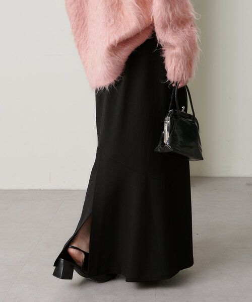 Omekashi(オメカシ)の「バックスリットスカート(スカート・レディース・グレー/ブラック/キャメル・36/38)」の9枚目の写真