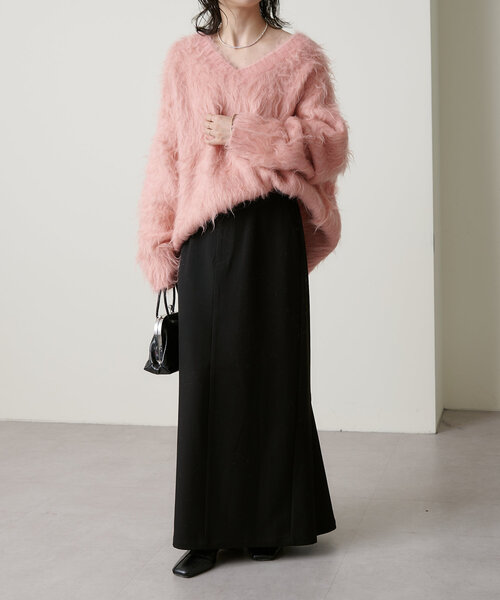 Omekashi(オメカシ)の「バックスリットスカート(スカート・レディース・グレー/ブラック/キャメル・36/38)」の10枚目の写真