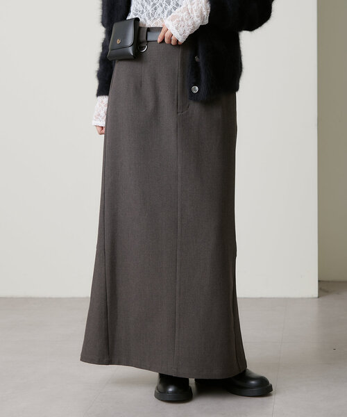 Omekashi(オメカシ)の「バックスリットスカート(スカート・レディース・グレー/ブラック/キャメル・36/38)」の14枚目の写真