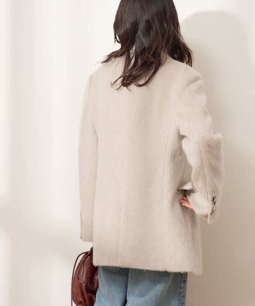 セール】モヘヤミックスジャケット（テーラードジャケット）｜journal