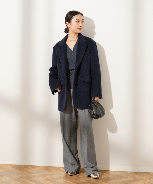 セール】モヘヤミックスジャケット（テーラードジャケット）｜journal