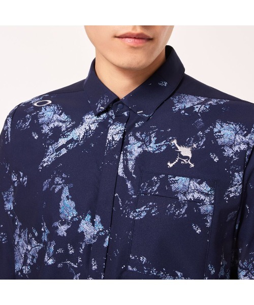 OAKLEY（オークリー）の「オークリー SKULL EARTH GRAPHIC 3D LS SHIRT