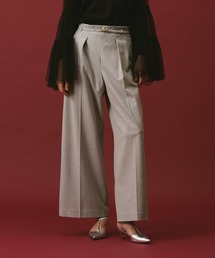 ポリエステル/Wストレッチタックパンツ