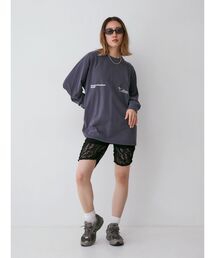 レースデザインサイクルパンツ