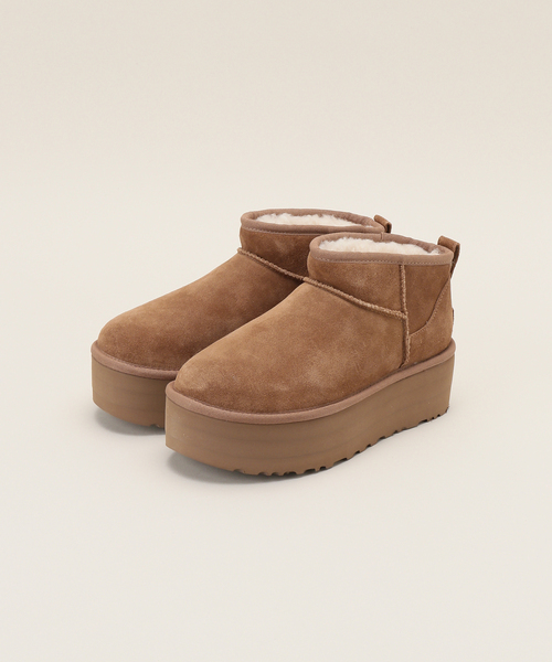 UGG（アグ）の「【UGG/アグ】W CLASSIC ULTRA MINI PLATFORM（ブーツ・レディース・キャメル・36/37/38）」の7枚目の写真