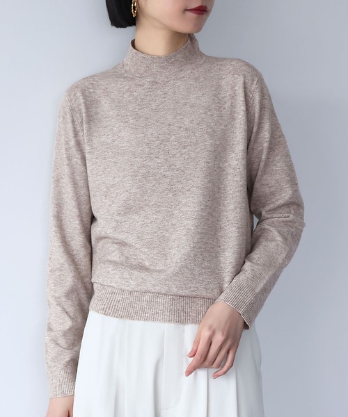 新品　未使用CABaN モックネックプルオーバー　ニット モックネックコクーンニットプルオーバー/AMERICAN HOLIC