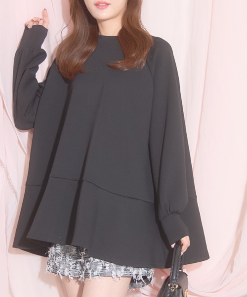 【ZOZO限定】カットプルオーバーミニ丈チュニック（Tシャツ/カットソー）｜tocco closet（トッコ クローゼット）