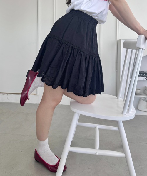 NEW GUILHERMINA コットンミニスカート コットンポケットミニスカート(インナーパンツ付き