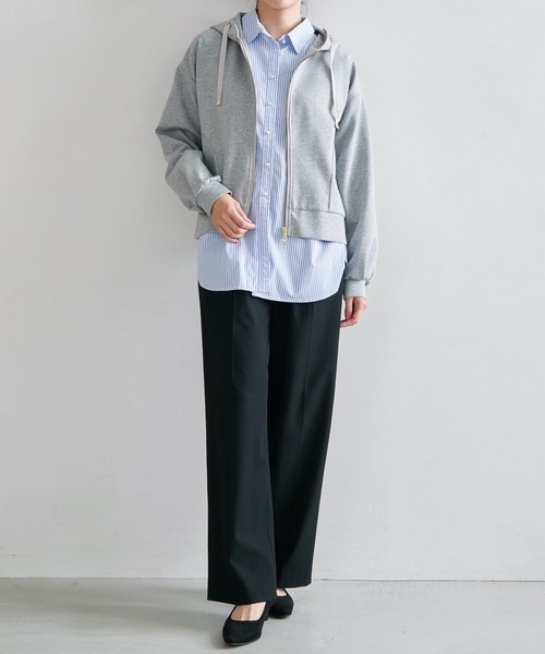 専用✨️エマテイラー ダンボールジップアップパーカー チャコールグレー 美品✨ 専用✨️エマテイラー ダンボールジップアップパーカー