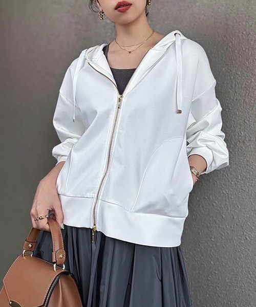 ライトダンボールジップアップパーカー Emma Taylor│STYLEDOOR