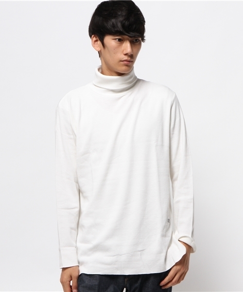 CIAOPANIC（チャオパニック）の「【Ciaopanic】　ハニカムロング丈タートルネック（Tシャツ/カットソー・メンズ・ホワイト/グレー/ブラック/その他19・MEDIUM/LARGE）」の2枚目の写真