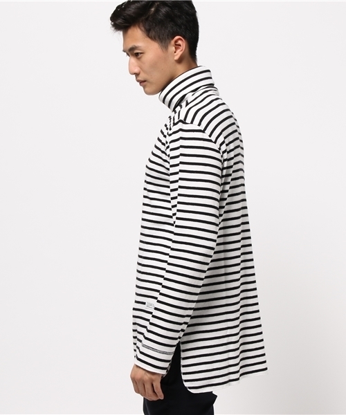 CIAOPANIC（チャオパニック）の「【Ciaopanic】　ハニカムロング丈タートルネック（Tシャツ/カットソー・メンズ・ホワイト/グレー/ブラック/その他19・MEDIUM/LARGE）」の5枚目の写真