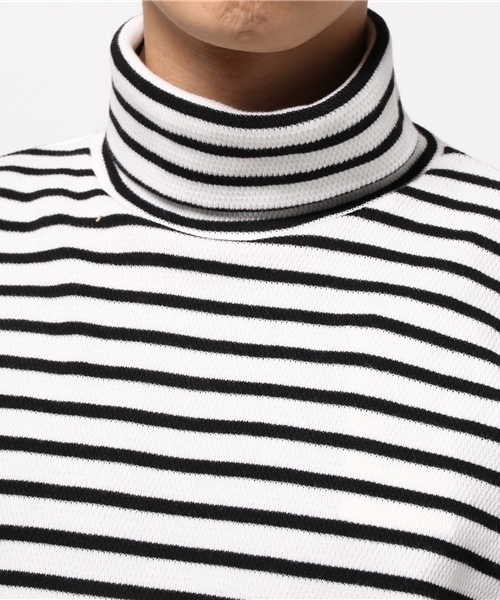 CIAOPANIC（チャオパニック）の「【Ciaopanic】　ハニカムロング丈タートルネック（Tシャツ/カットソー・メンズ・ホワイト/グレー/ブラック/その他19・MEDIUM/LARGE）」の7枚目の写真