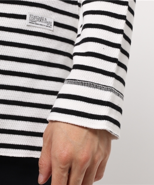 CIAOPANIC（チャオパニック）の「【Ciaopanic】　ハニカムロング丈タートルネック（Tシャツ/カットソー・メンズ・ホワイト/グレー/ブラック/その他19・MEDIUM/LARGE）」の8枚目の写真