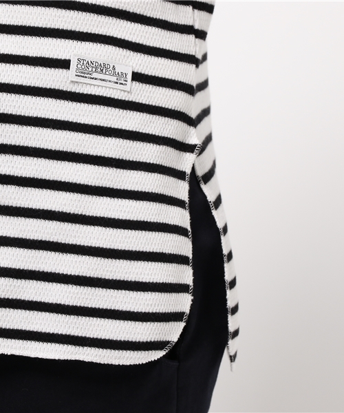 CIAOPANIC（チャオパニック）の「【Ciaopanic】　ハニカムロング丈タートルネック（Tシャツ/カットソー・メンズ・ホワイト/グレー/ブラック/その他19・MEDIUM/LARGE）」の9枚目の写真