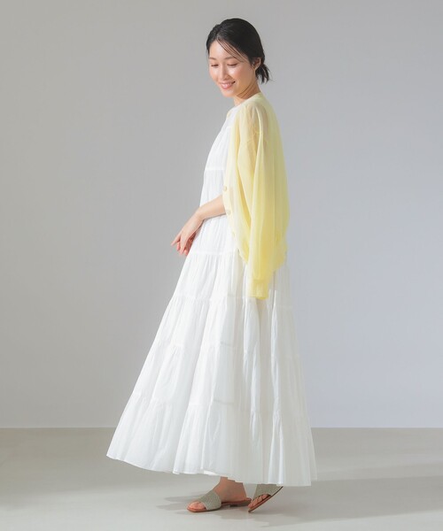 MARIHA（マリハ）の「【別注】MARIHA / ミューズ ソリッド ワンピース（ワンピース・レディース・ホワイト系その他/ブルー系その他・36S/36）」の6枚目の写真